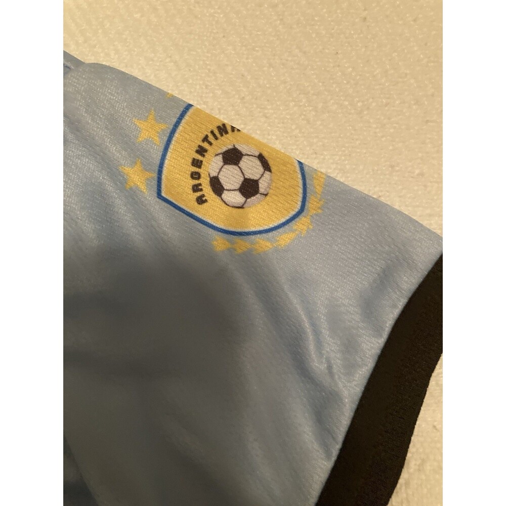 Argentina Kids shorts and top soccer #10 size 4 NEW - Picture 4 of 8